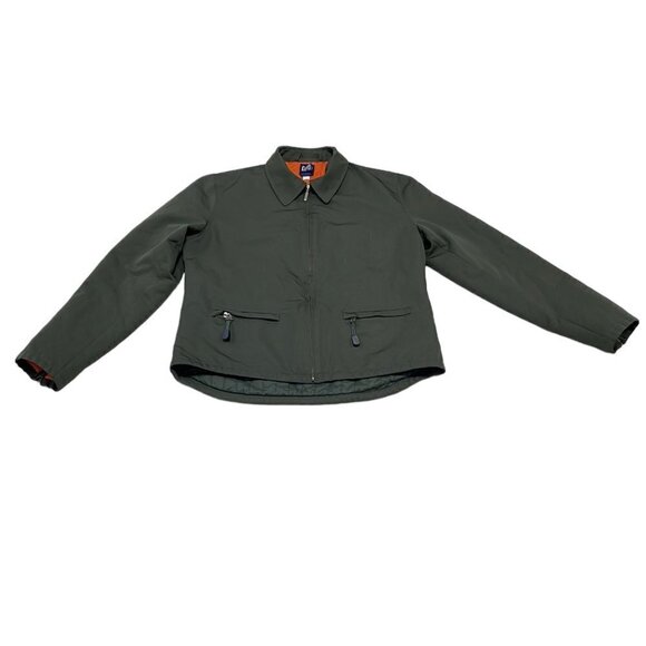 GAP Utility Jacket Coat Full Zip Collar Green Size Medium M - Picture 4 of 17